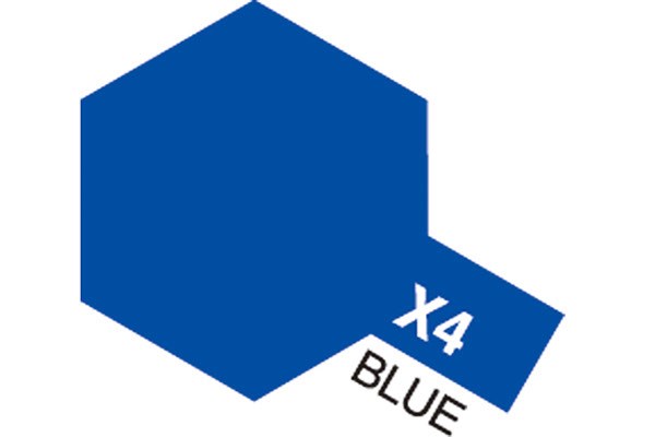 TAMIYA 81504 Acrylic Mini X-4 Blue
