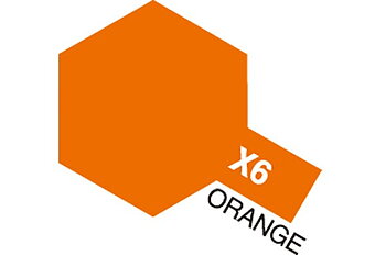 TAMIYA 81506 Acrylic Mini X-6 Orange