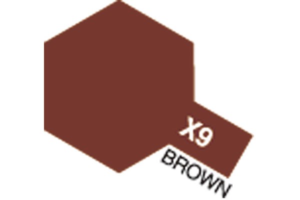 TAMIYA 81509 Acrylic Mini X-9 Brown