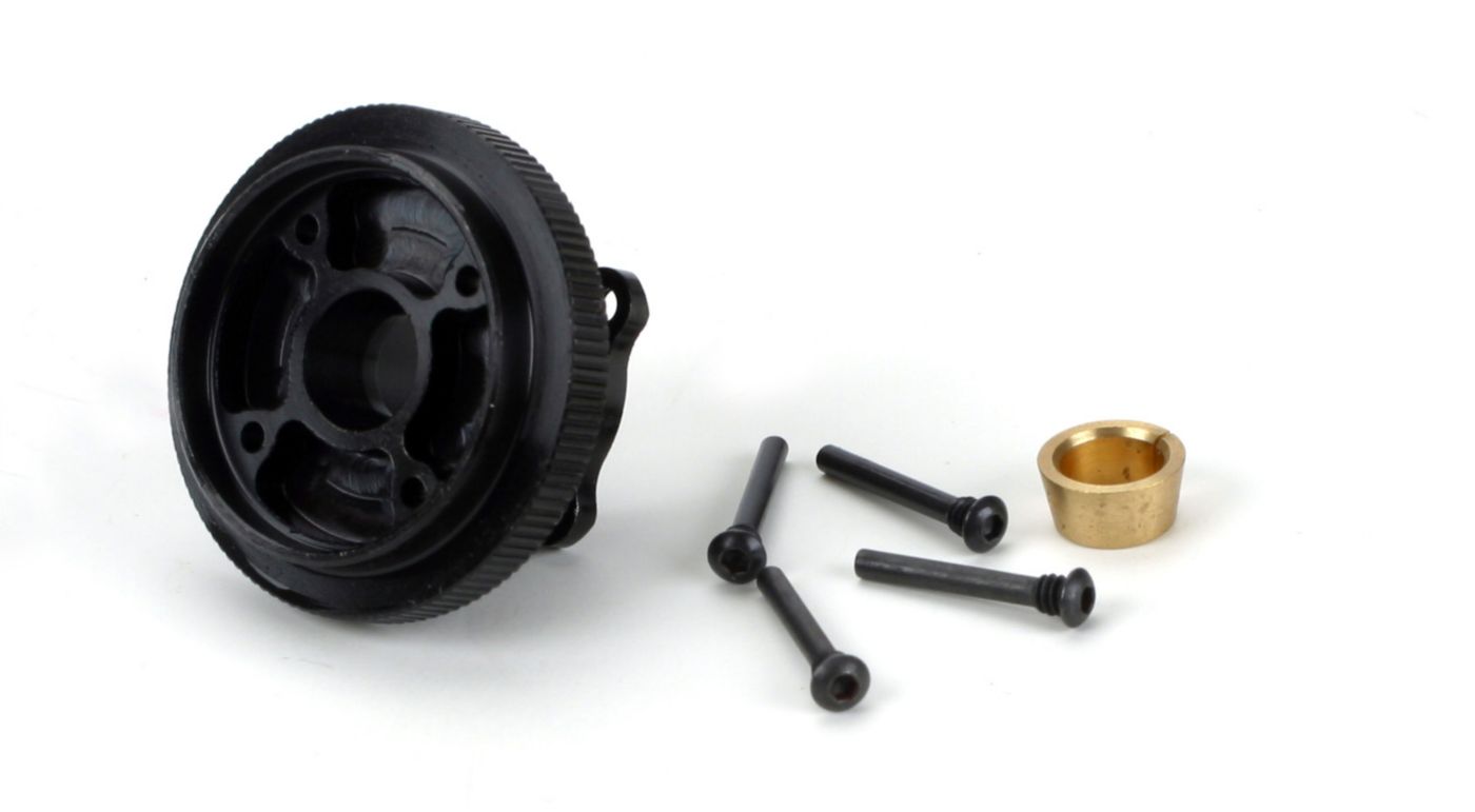 Losi LOSA9102 Flywheel & Collet, Steel, 4 Shoe: 8B, 8T