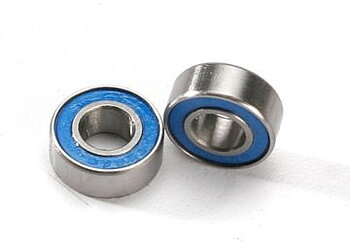Ball Bearing 6x13x5 Blue Rubber Seal (2)