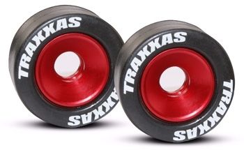 Traxxas 5186 Wheelie Hjul Aluminium Röd (2)
