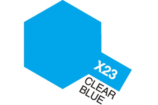 TAMIYA 81523 Acrylic Mini X-23 Clear Blue