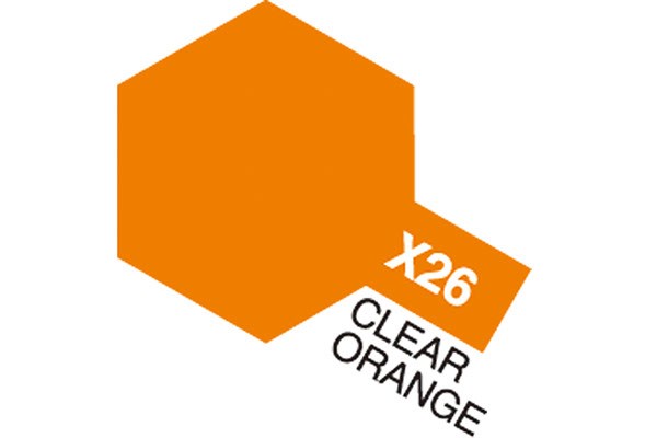 TAMIYA 81526 Acrylic Mini X-26 Clear Orange