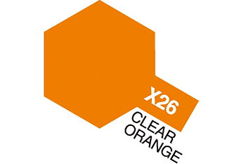 TAMIYA 81526 Acrylic Mini X-26 Clear Orange