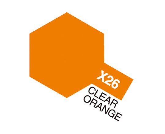 TAMIYA 81526 Acrylic Mini X-26 Clear Orange - 2