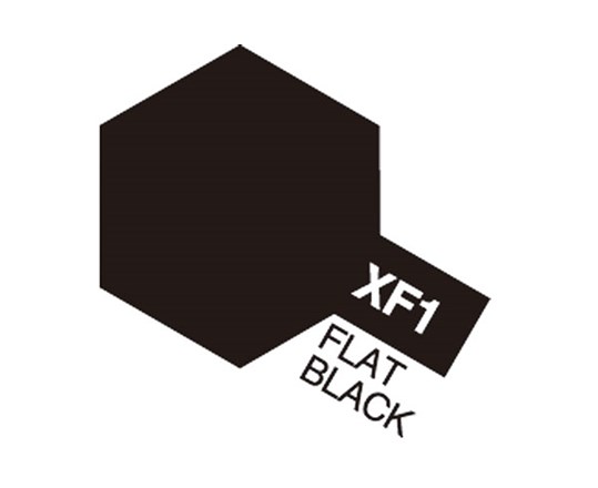 TAMIYA 81701 Acrylic Mini XF-1 Flat Black - 2