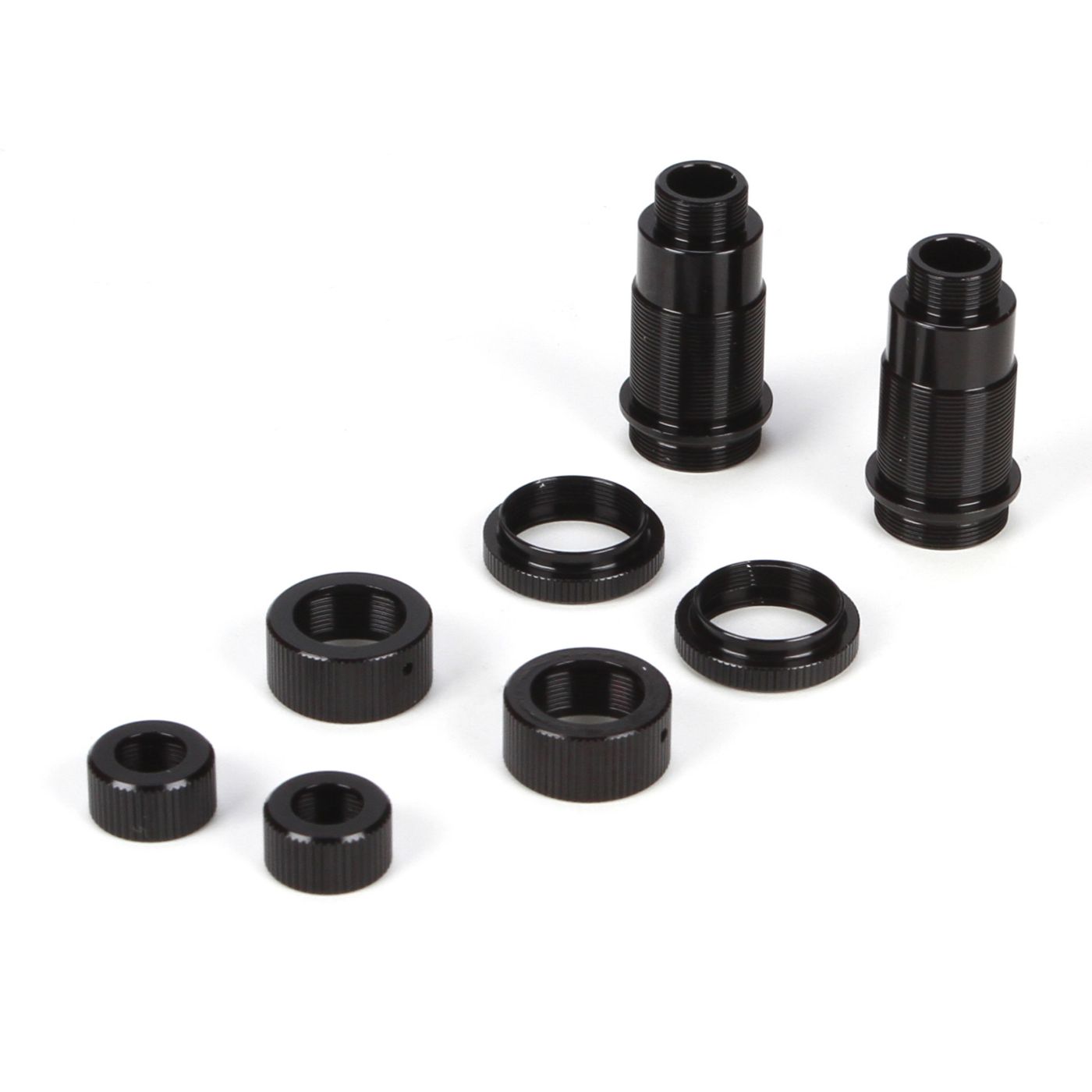 Losi LOSB1912 Rear Shock Body Set, Al, Black: Mini 8ight,DB