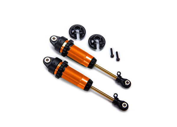 Traxxas 7462-ORNG Shock absorber Alu Orange GTR XX-Long without springs (2)