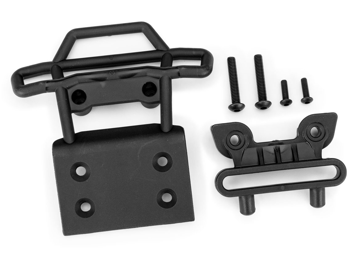 Traxxas 3621-BLK Stötfångare Fram Set Svart Bigfoot No.1