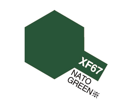 TAMIYA 81767 Acrylic Mini XF-67 NATO Green - 2