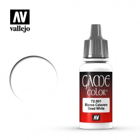 Vallejo 72001 DEAD WHITE 17ml