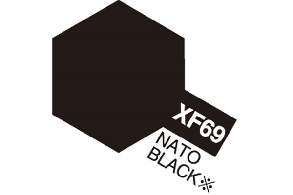 TAMIYA 81769 Acrylic Mini XF-69 NATO Black