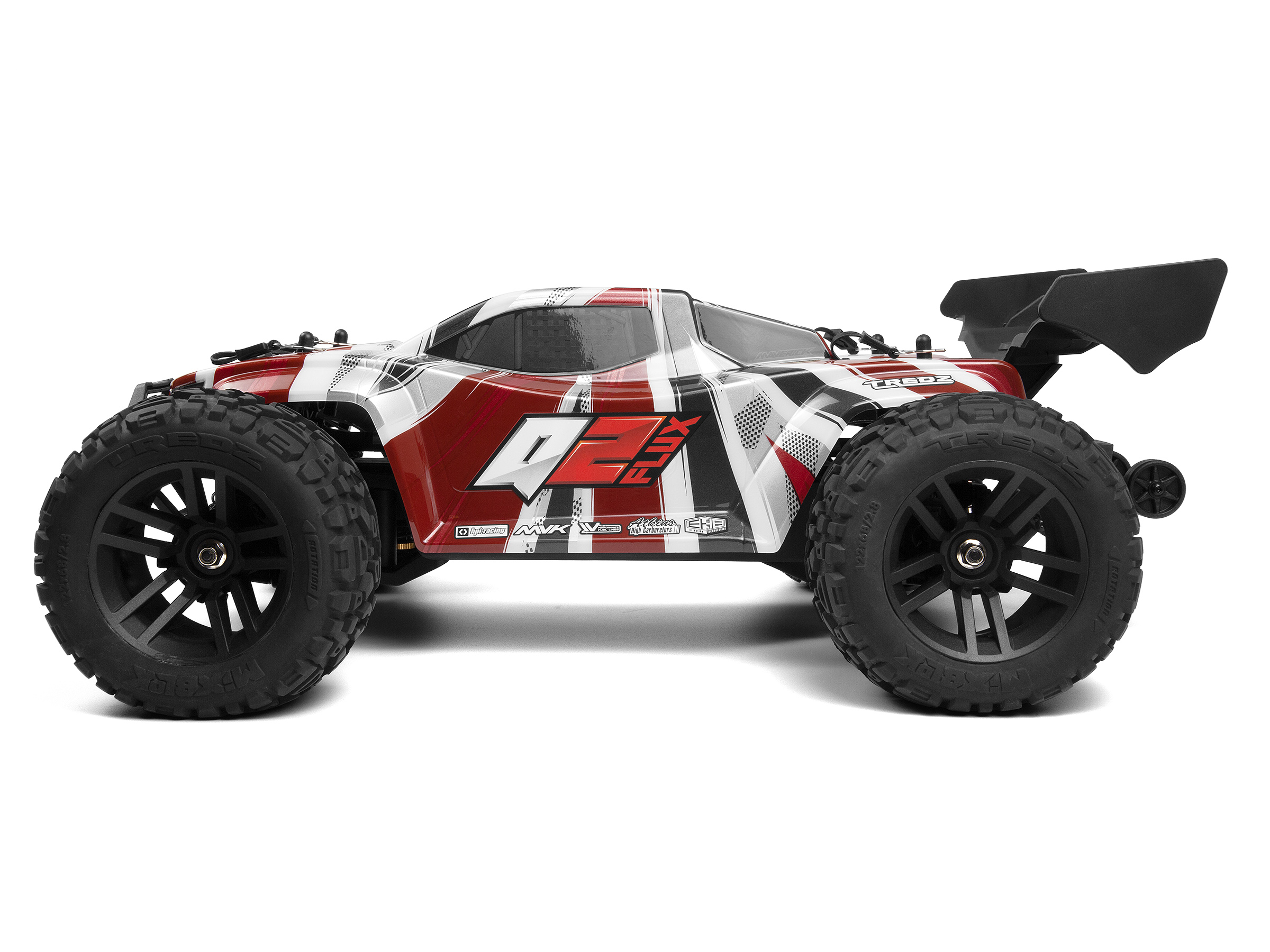 Maverick RC MV150407 Quantum2 XT Flux 1/10th Stadium Truck - Red - 6