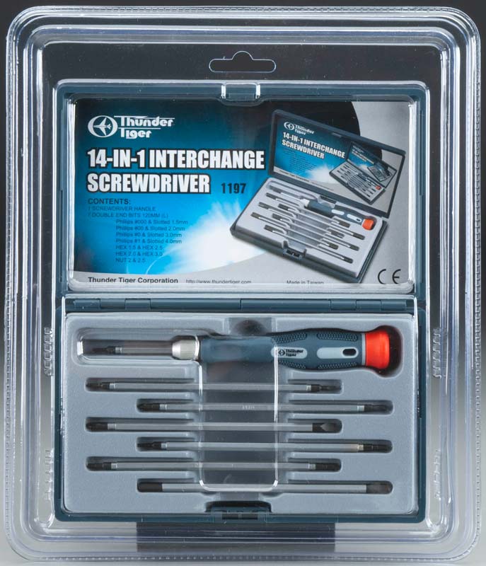 Thunder Tiger 14 In 1 Interchangeable Tool 1197