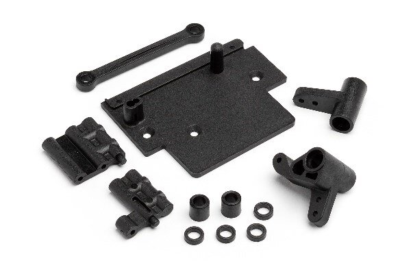 HPI HP101662 Bullet Flux Esc Plate And Steering Bellcrank