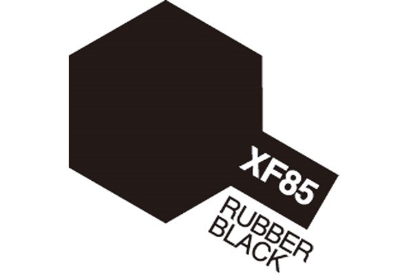 TAMIYA 81785 Acrylic Mini XF-85 Rubber Black