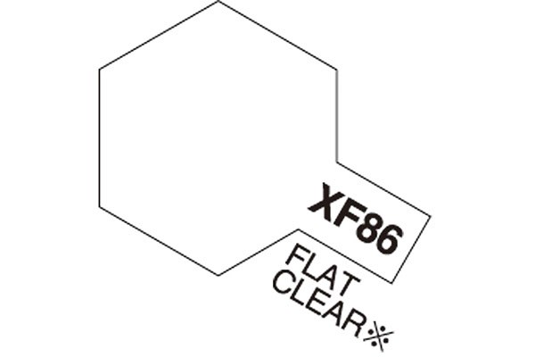 TAMIYA 81786 Acrylic Mini XF-86 Flat Clear