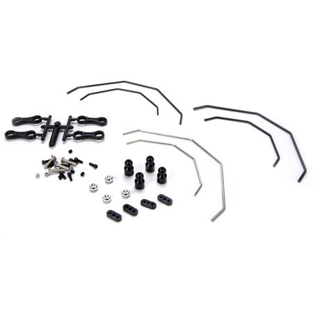 Losi LOSB2222 Fr/R Sway Bar Kit: 10-T
