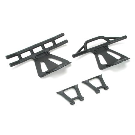 Losi LOSB2401 Front/Rear Bumpers & Braces: LST/2, XXL/2, 3XXXL-E