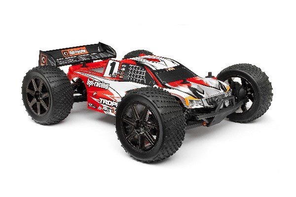 HPI HP101717 Clear Trophy Truggy Flux Body W/Window Mask &Decal
