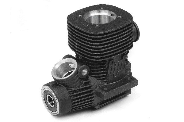 HPI HP101746 Crankcase F3.5 Including Crank Bearings (Black)