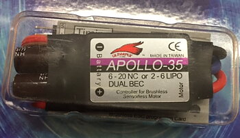 Apollo-35 Speed Controller For Brushless Sensorless Motor