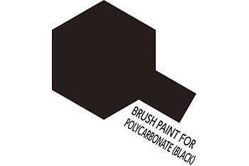 Tamiya 87228 Polycarbonate Paint For Brush Painting (Black)