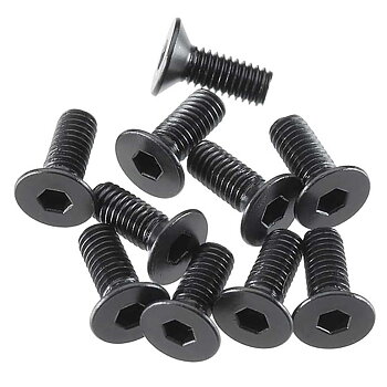 Arrma AR722308 Flat Head Screw 3x8mm (10)