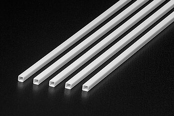 Tamiya 70261 Plastic Beams 3mm Square Tube (5pcs.)