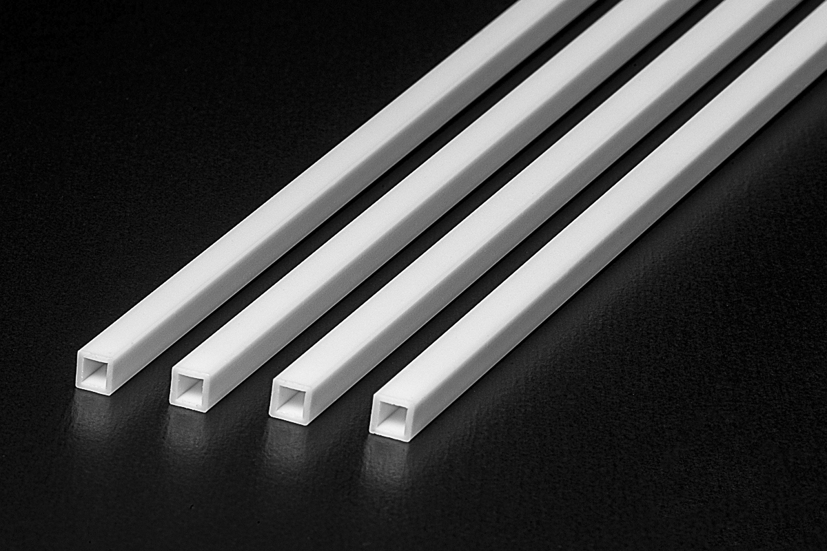 Tamiya 70262 Plastic Beams 5mm Square Tube (4pcs.)