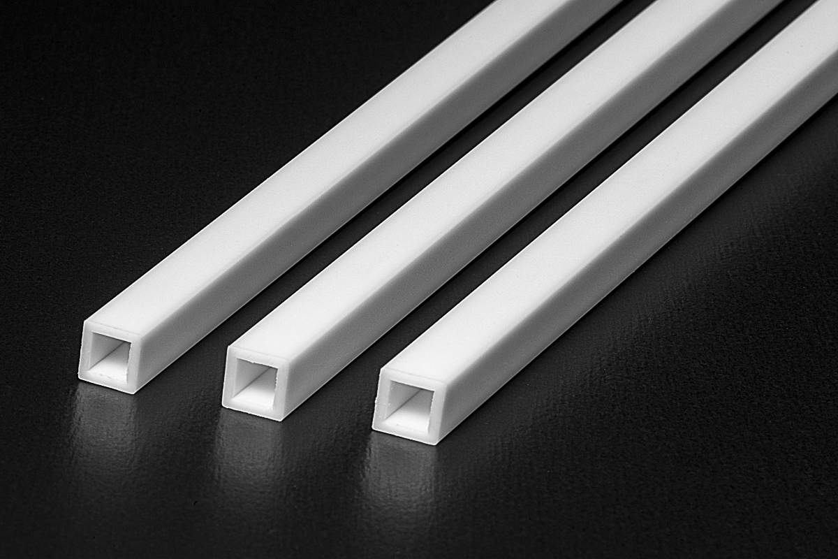 Tamiya 70263 Plastic Beams 8mm Square Tube (3pcs.)