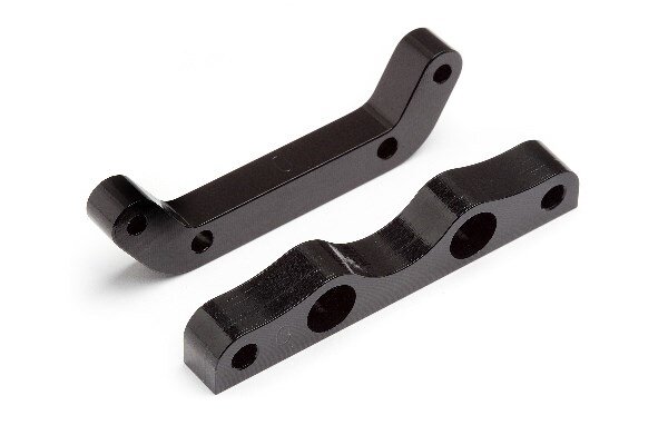 HPI HP101768 Alum.Suspension Holder (0 Deg) 6061 Trophys (Black