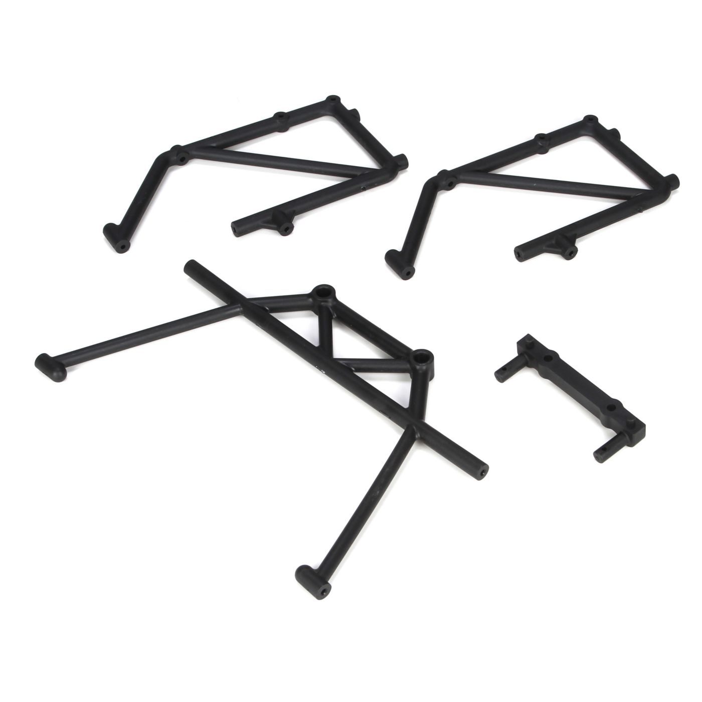 Losi LOSB2580 Rear Cage Mount & Fender Brace Set (4): 5TT