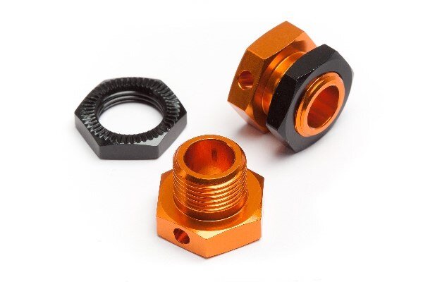 HPI HP101785 5Mm Hex Wheel Adapters Trophy Buggy (Orange/Black)