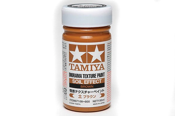 TAMIYA 87108 Texture Paint-Soil, Brown