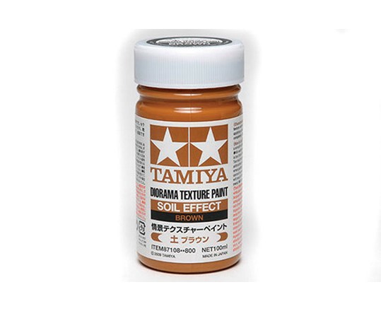 TAMIYA 87108 Texture Paint-Soil, Brown - 2