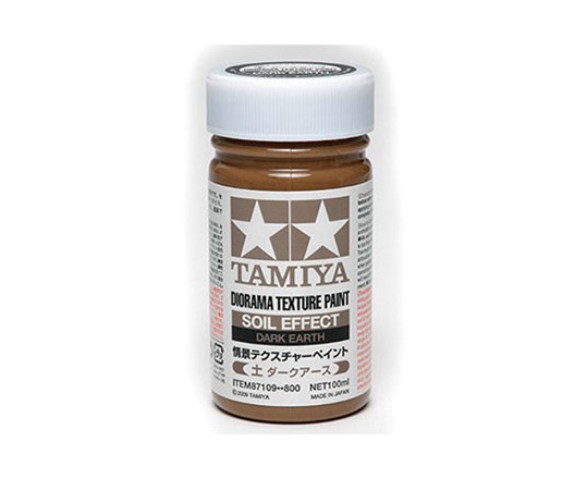TAMIYA 87109 Texture Paint-Soil, Dark Earth - 2
