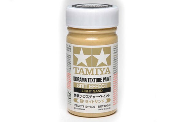 TAMIYA 87110 Texture Paint-Grit, Light Sand