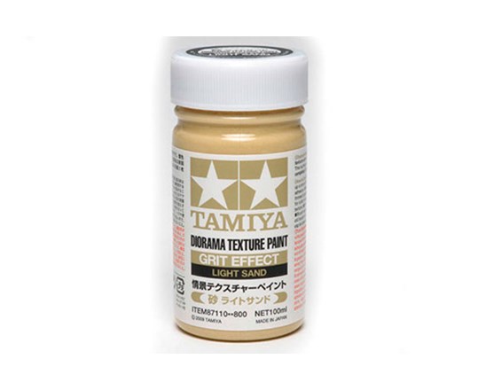 TAMIYA 87110 Texture Paint-Grit, Light Sand - 2