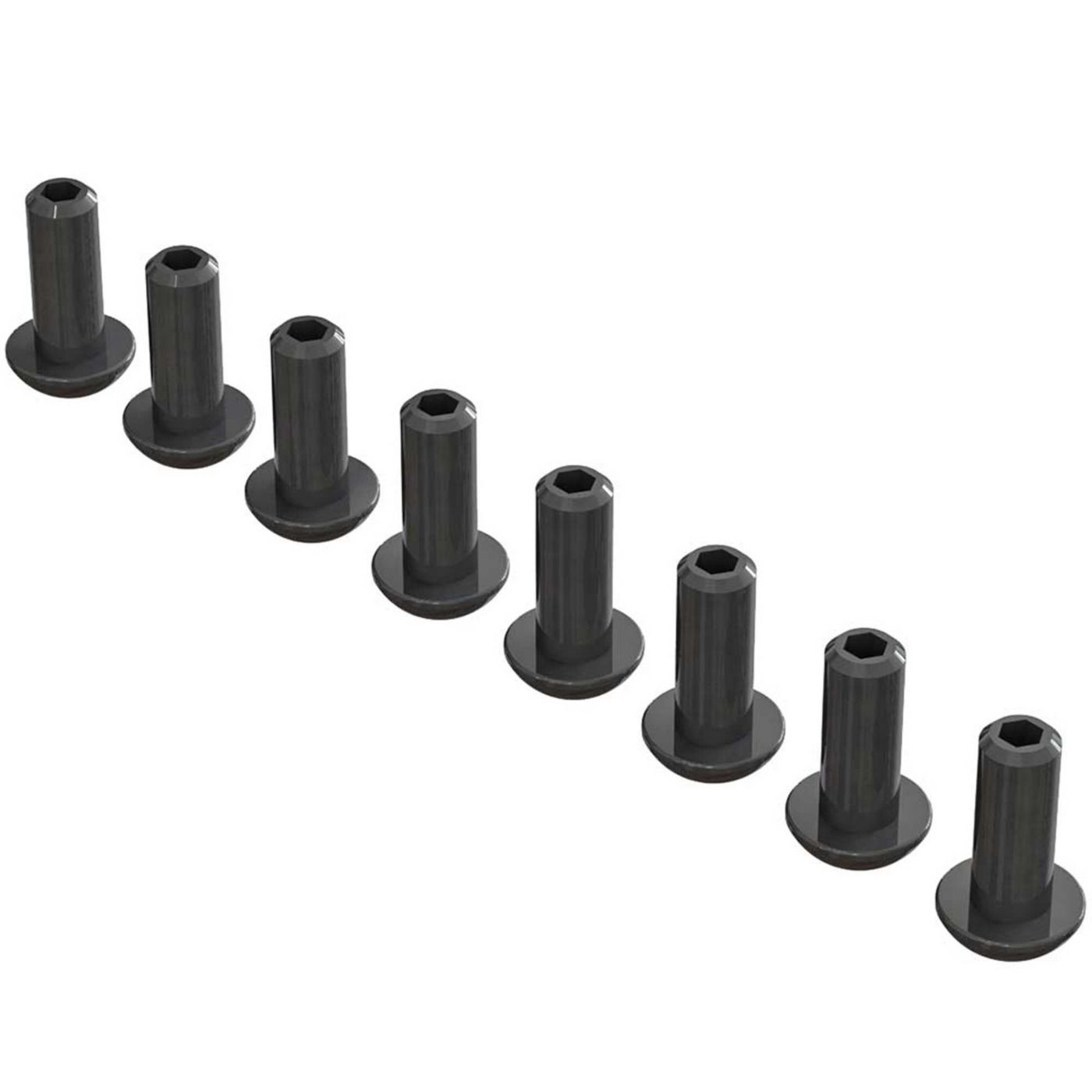 Arrma AR727410 Double Socket Button Head Screw 4x10mm (8) - 2
