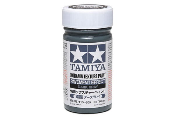 TAMIYA 87115 Texture Paint-Pavement, Dark Gray
