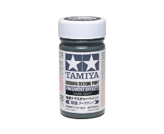 TAMIYA 87115 Texture Paint-Pavement, Dark Gray - 2