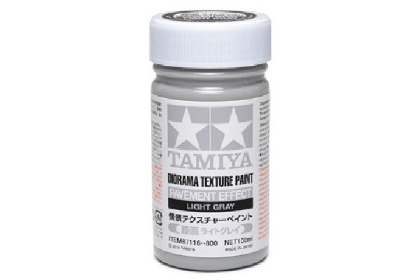 TAMIYA 87116 Texture Paint-Pavement, Light Gray