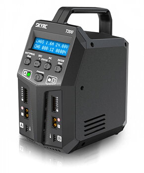 SkyRC T200 Laddare AC/DC DUO LiPo 1-6S 12A 100W