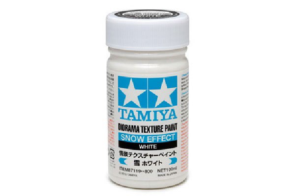 TAMIYA 87119 Texture Paint-Snow, White
