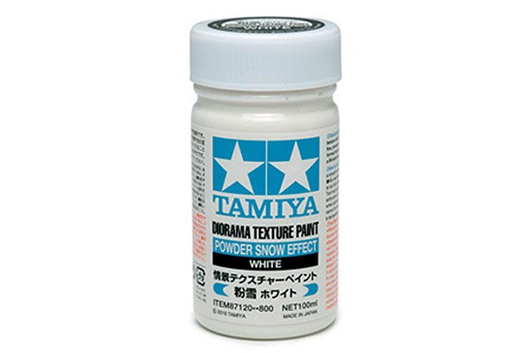 TAMIYA 87120 Texture Paint-Powder Snow, White