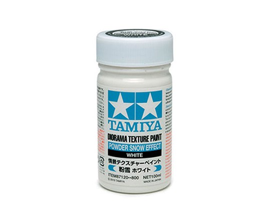 TAMIYA 87120 Texture Paint-Powder Snow, White - 2