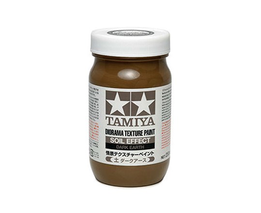 TAMIYA 87121 Texture Paint-Soil, Dark Earth 250ml - 2
