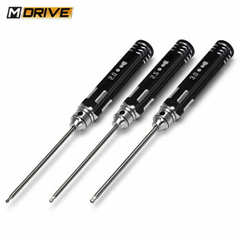 M-Drive Insexnyckel med Kula Set - 2, 2.5 & 3mm
